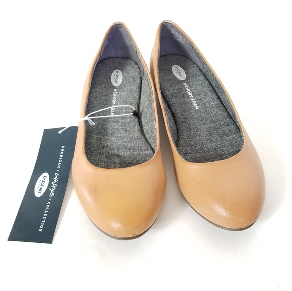 DR SCHOLL'S Connect Ballet Flats In Tan Size 6 Neutral Comfort Classic - Picture 1 of 8